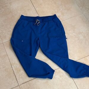 Fabletics Blue Jogger Style Scrub Pants